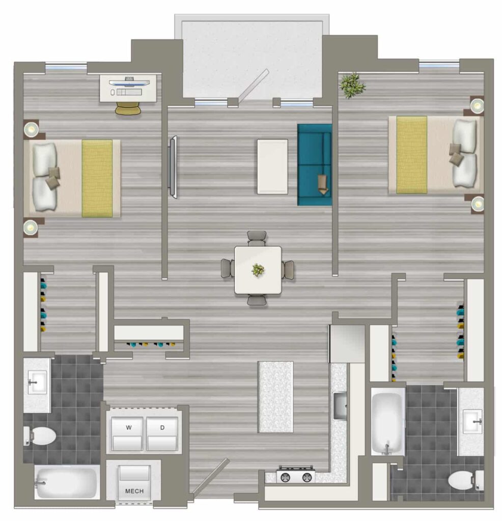 2B floor plan image